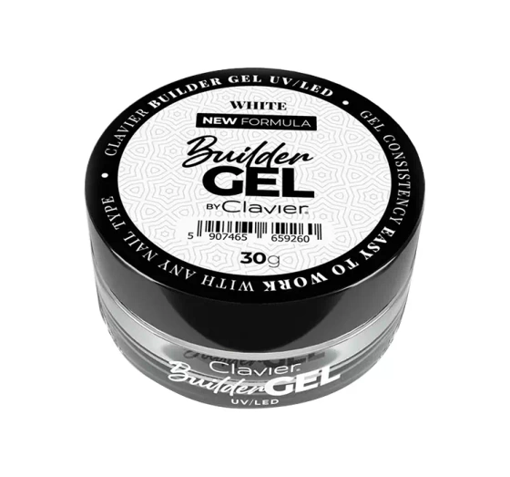 Kliknij na zdjęcie, aby je powiększyć CLAVIER AUFBAUGEL UV/LED WHITE 30G