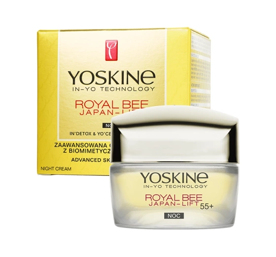 Kliknij na zdjęcie, aby je powiększyć Yoskine Royal Bee Japan-Lift 55+ regenerierende Nachtcreme 50ml