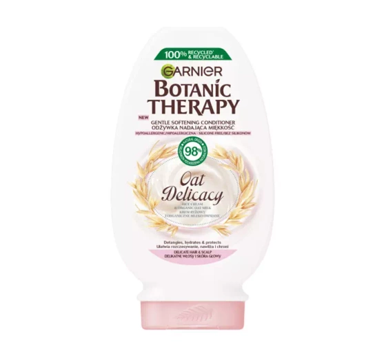 Kliknij na zdjęcie, aby je powiększyć GARNIER BOTANIC THERAPY OAT DELICACY CONDITIONER HAFERMILCH 200ML