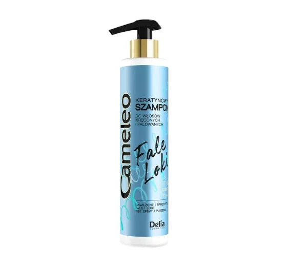 DELIA CAMELEO WELLEN LOCKEN KERATINSHAMPOO FÜR LOCKIGES UND WELLIGES HAAR 250ML
