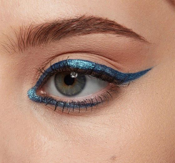 NYX Professional Makeup Epic Ink Liner wasserfester Eyeliner im Stift 05 Denim Dazzle 1 ml