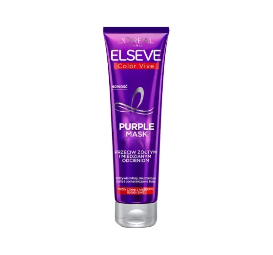 LOREAL ELSEVE COLOR VIVE HAARMASKE GEGEN GELB- UND KUPFERTÖNE 150ML