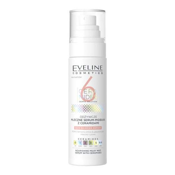 Kliknij na zdjęcie, aby je powiększyć Eveline Cosmetics 6 Ceramides – pflegendes Milchserum als Sprühnebel mit Ceramiden, 110 ml