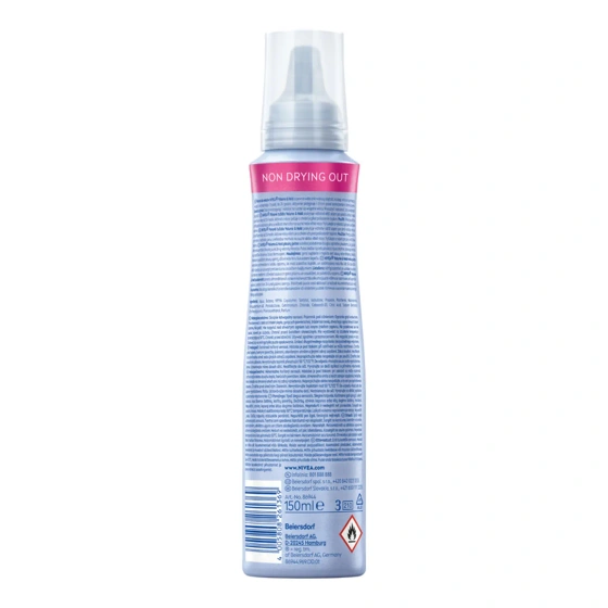 Kliknij na zdjęcie, aby je powiększyć NIVEA Volume&Hold; Haarschaum für feines und volumenloses Haar, 4 Hold, 150 ml