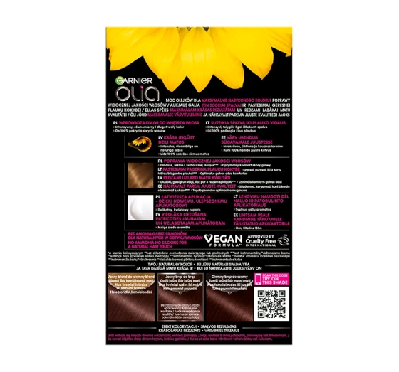 Kliknij na zdjęcie, aby je powiększyć GARNIER OLIA PERMANENTE HAARFARBE OHNE AMMONIAK 4.15 FROSTIGE SCHOKOLADE