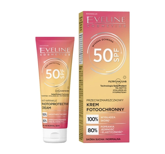 Kliknij na zdjęcie, aby je powiększyć Eveline Anti-Falten-Sonnenschutzcreme mit SPF50 30 ml