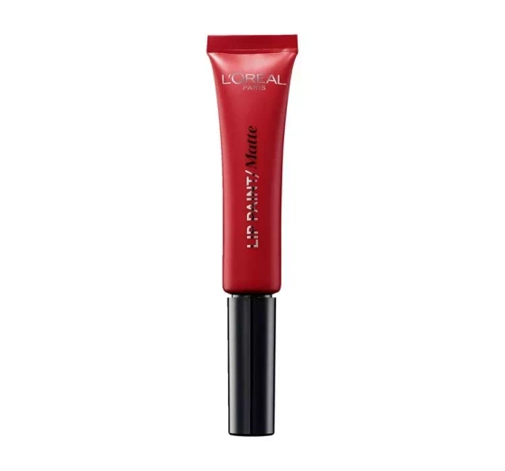 Kliknij na zdjęcie, aby je powiększyć LOREAL LIP PAINT MATTE FLÜSSIGER LIPPENSTIFT 204 RED ACTUALLY 8ML