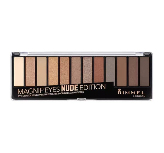 Kliknij na zdjęcie, aby je powiększyć Rimmel MagnifEyes Palette Lidschattenpalette 001 Nude Edition 14.16g
