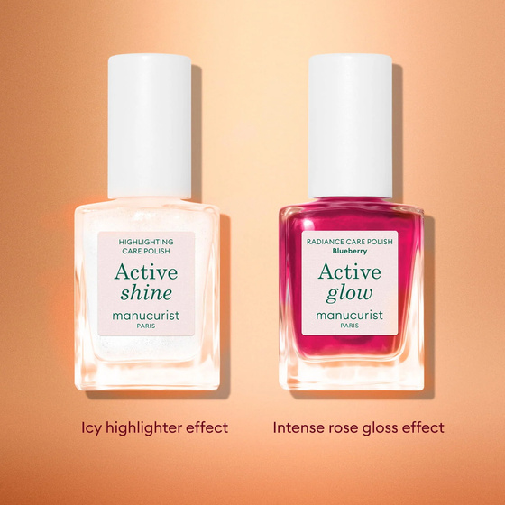 Manucurist „Tiny but Shiny“ – Set mit Mini-Pflegenagellacken „Active“