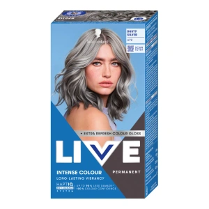 SCHWARZKOPF LIVE INTENSE COLOUR URBAN METALLICS HAARFÄRBEMITTEL U72 DUSTY SILVER