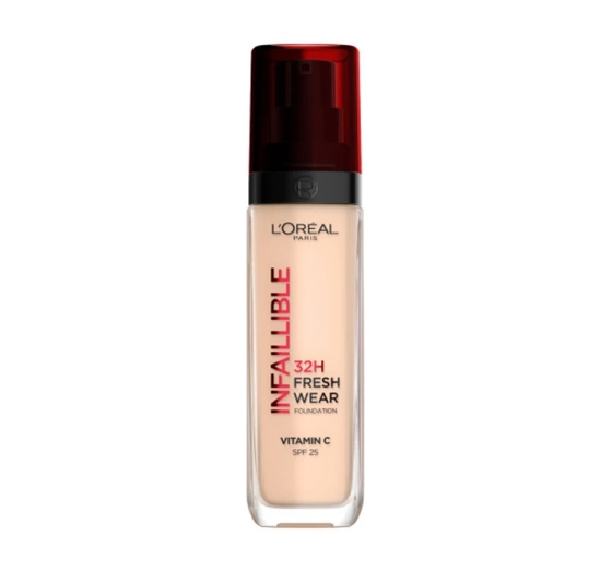 Kliknij na zdjęcie, aby je powiększyć LOREAL INFAILLIBLE 32H FRESH WEAR FOUNDATION 20 IVORY 30ML