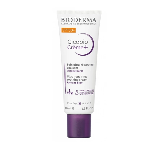 Bioderma Cicabio Regenerierende und beruhigende Creme spf50+ 40ml