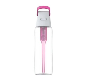 Dafi Solid Filterflasche mit Aktivkohlefilter 0,7 l Rosa