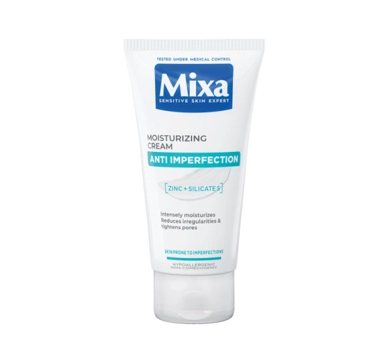 Kliknij na zdjęcie, aby je powiększyć MIXA FEUCHTIGKEITSCREME GEGEN UNREINHEITEN 50ML