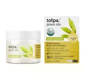 TOŁPA GREEN OILS MATTIERUNG ERFRISCHENDES MATTIERENDES CREME-GEL 50ML