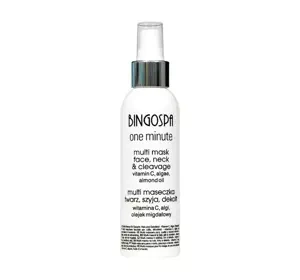 BINGOSPA One Minute Multimaske für Gesicht, Hals und Dekolleté 150 g