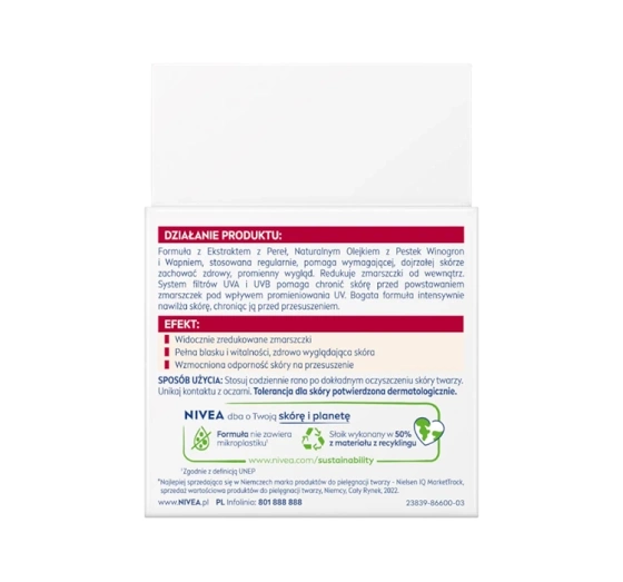 NIVEA VITAL ANTI FALTEN FEUCHTIGKEITSSPENDENDE TAGESCREME FÜR REIFE HAUT 50ML