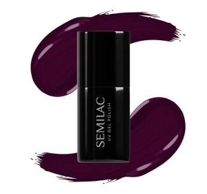 SEMILAC UV HYBRID NAGELLACK PURPLE WINE 099