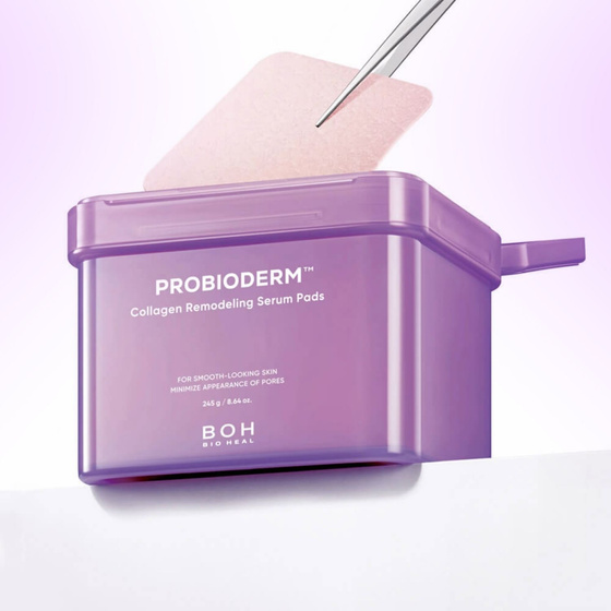 Bioheal Boh Probioderm Collagen Remodeling Serum Pads – straffende Gesichtspads mit Kollagen, 70 Stück