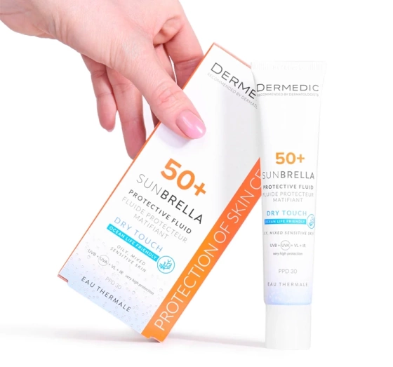 Dermedic Sunbrella Mattierende Gesichtscreme SPF50+  PPD30 40ml