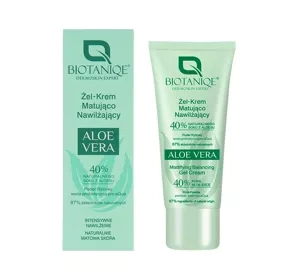 BIOTANIQE ALOE VERA MATTIEREND-FEUCHTIGKEITSSPENDENDE GEL-CREME FÜR GESICHT 50ML