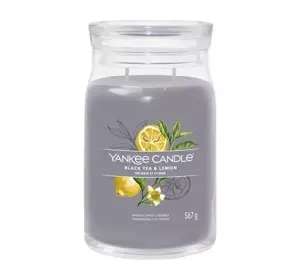 YANKEE CANDLE SIGNATURE DUFTKERZE BLACK TEA & LEMON 567G