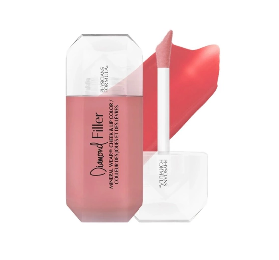 Kliknij na zdjęcie, aby je powiększyć Physicians Formula Mineral Wear Diamond Filler Rouge und Lippenstift 2in1 Brilliant Peach 7,3ml