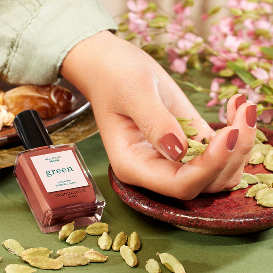 Manucurist Green – klassischer Nagellack „Brique“, 15 ml