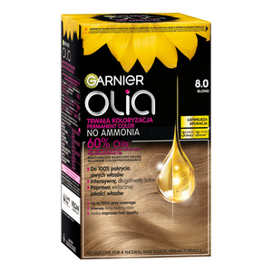 GARNIER OLIA PERMANENTE HAARFARBE OHNE AMMONIAK 8.0 BLOND