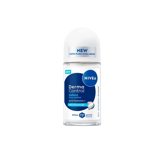 NIVEA Derma Control Roll-on-Antitranspirant für Frauen Defend SAMPEL 25 ml