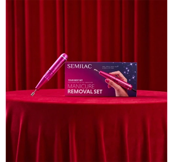 Semilac Manicure Removal Set Mini Pen Fräse + Fräser 001