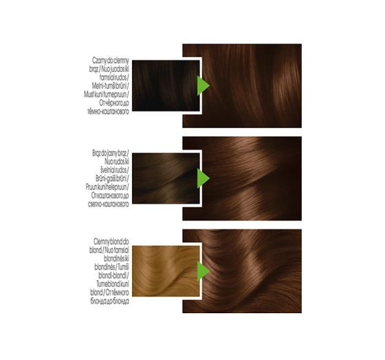 GARNIER COLOR NATURALS PERMANENTE HAARFARBE 4.3 GOLDENES BRAUN