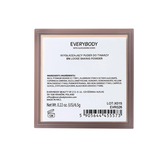 Everybody London x Aleksandra Sosfa Glättender loser Gesichtspuder 6,5g
