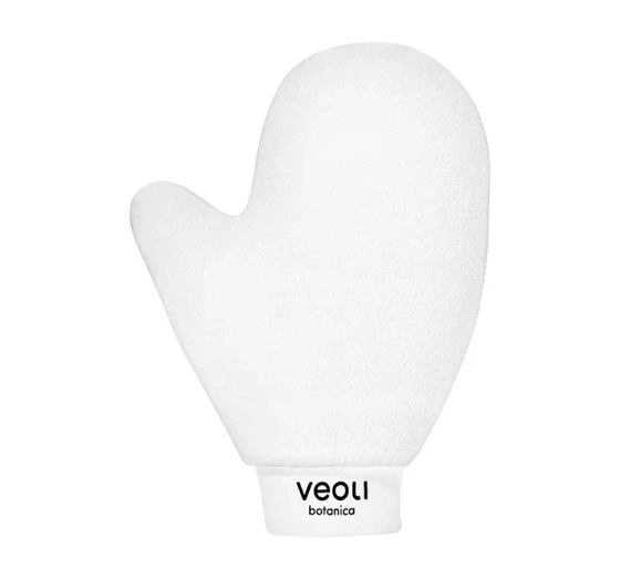 VEOLI BOTANICA PEELING-HANDSCHUH FÜR DEN KÖRPER + HANDSCHUH ZUM AUFTRAGEN VON BRÄUNUNGSKOSMETIK