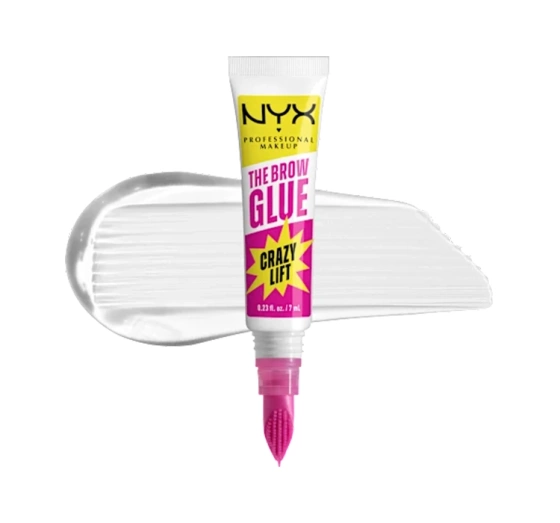 NYX Professional Makeup The Brow Glue Crazy Lift transparentes Augenbrauengel 7 ml