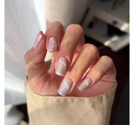 Kliknij na zdjęcie, aby je powiększyć Semilac Silk Effect Hybridlack 465 Luxury Chillout 7 ml