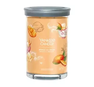 YANKEE CANDLE SIGNATURE DUFTKERZE TUMBLER MANGO ICE CREAM 567G