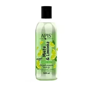 APIS ENERGY SHOT DUSCHGEL MINZE UND LIMETTE 500ML