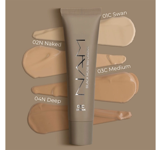 NAM BLACK ROSE PFLEGENDE GETÖNTE BB CREME 02N NAKED 30ML