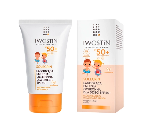 IWOSTIN SOLECRIN BERUHIGENDE SCHUTZEMULSION FÜR KINDER SPF50+ 100ML