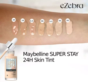 MAYBELLINE SUPER STAY 24H SKIN TINT AUFHELLENDE GRUNDIERUNG 6.5 30ML