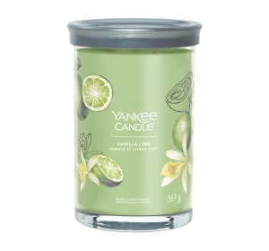 Yankee Candle Signature Tumbler Große Duftkerze Vanilla Lime 567 g