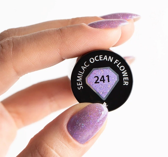 Semilac Sea Queen UV-Nagellack 241 Ocean Flower 7ml