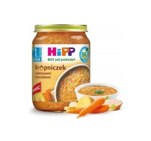 HiPP Bio Gläschen nach dem 1. Lebensjahr Gemüsesuppe mit Bulgur und Hähnchen 250 g