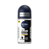NIVEA MEN Black & White Invisible Epic Night Dual Shield Skin & Clothes Roll-On Antitranspirant für Männer 50 ml