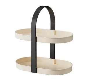 eCarla mehrstöckiger Kosmetik-Organizer, beige