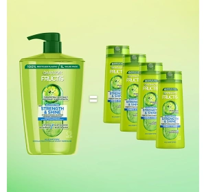 GARNIER FRUCTIS STRENGTH & SHINE SHAMPOO 1000ML