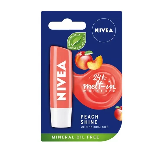 NIVEA Pflegender Lippenstift Peach Shine 4,8 g