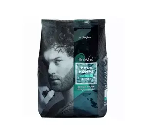 ITALWAX HOT FILM WAX POUR HOMME BARBER EDITION WACHS ZUR EPILATION IM GRANULAT FÜR MÄNNER 500G