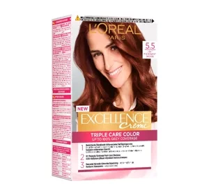 LOREAL EXCELLENCE CREME HAARFARBE 5.5 HELLES MAHAGONI BRAUN
